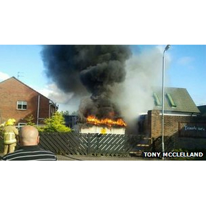 Thousands of homes are left without power after a local electrical substation fire